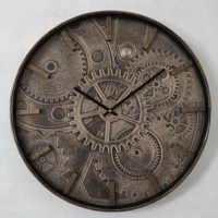 Genérico - Reloj De Pared 52.9X23.2X55 Cm, Elemental, Café