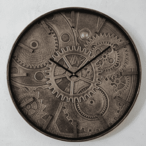 Genérico - Reloj De Pared 52.9X23.2X55 Cm, Elemental, Café