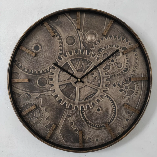 Genérico - Reloj De Pared 52.9X23.2X55 Cm, Elemental, Café