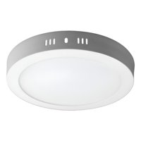 Teimporta - Panel Led Foco Plafón Sobrepuesto Redondo 18W 21Cm Cálida Blanco