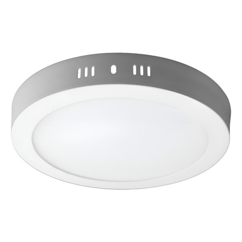 Teimporta - Panel Led Foco Plafón Sobrepuesto Redondo 18w 21cm Cálida Blanco