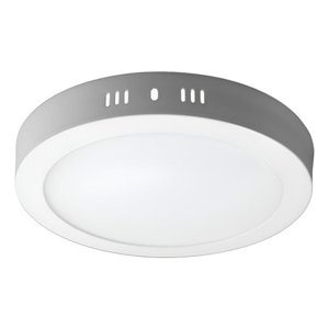 Teimporta - Panel Led Foco Plafón Sobrepuesto Redondo 18W 21Cm Cálida Blanco