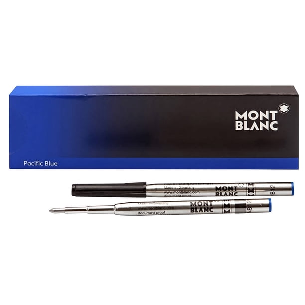 Recarga Bolígrafo Montblanc Azul Pacífico M 2 Piezas