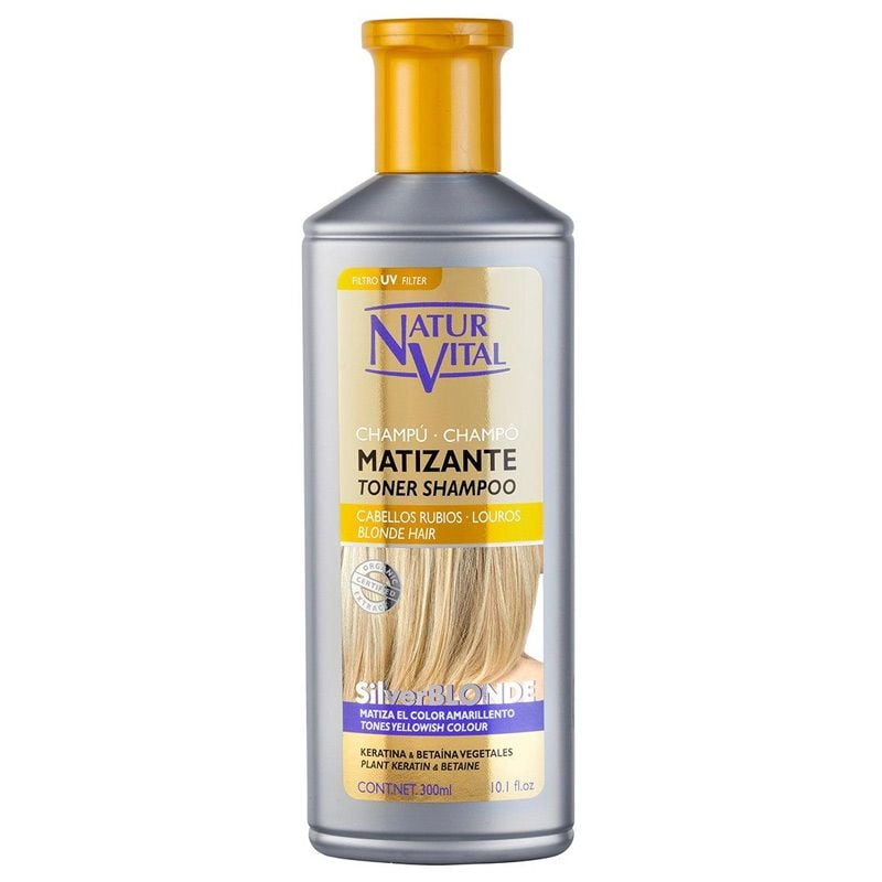Shampoo Silver Blonde 300 ml Naturvital