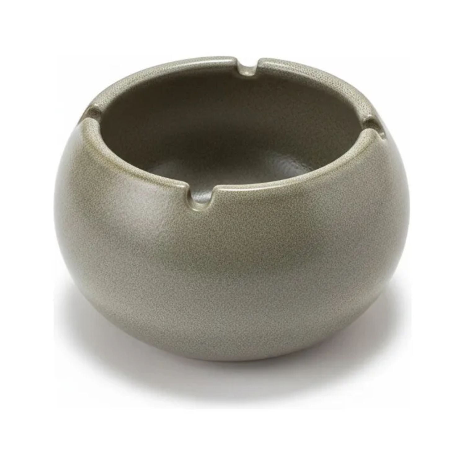 Cenicero Ceramica Redondo Decorativo Mesa Wayu Esférico