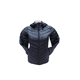 thumbnail image 2 of Chaqueta 3/4 Corta Mujer Engomada Térmica, Envío Rápido, Negro, Talla L, 2 of 3