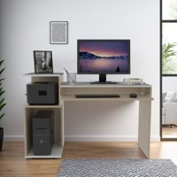 Tuhome - Escritorio Atlanter 81,5X120X46 Cm Rovere Y Blanco