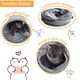 thumbnail image 2 of Pet Tunnel Terunat Gamuza gris 130 cm x 30 cm para gatos de interior, 2 of 6