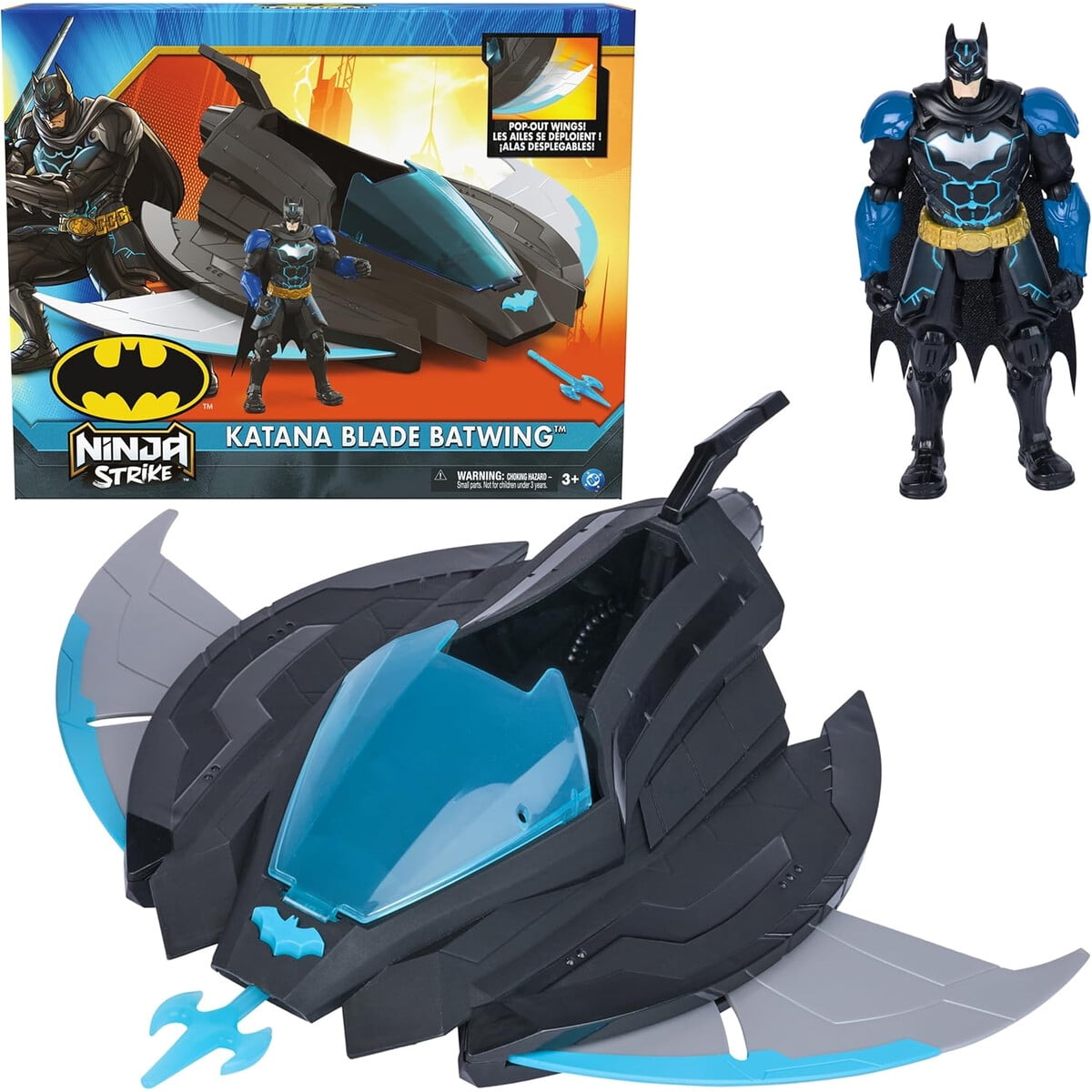 Batwing Dc Comics Ninja Strike Katana 30cm Batman 15cm