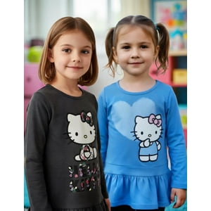 Pack 2 Poleras Niña Hello Kitty Multicolor 6