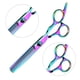 thumbnail image 3 of Tijeras profesionales de belleza para adelgazar el cabello - Tijeras para adelgazar el cabello - Tijeras para texturizar el cabello, 3 of 5