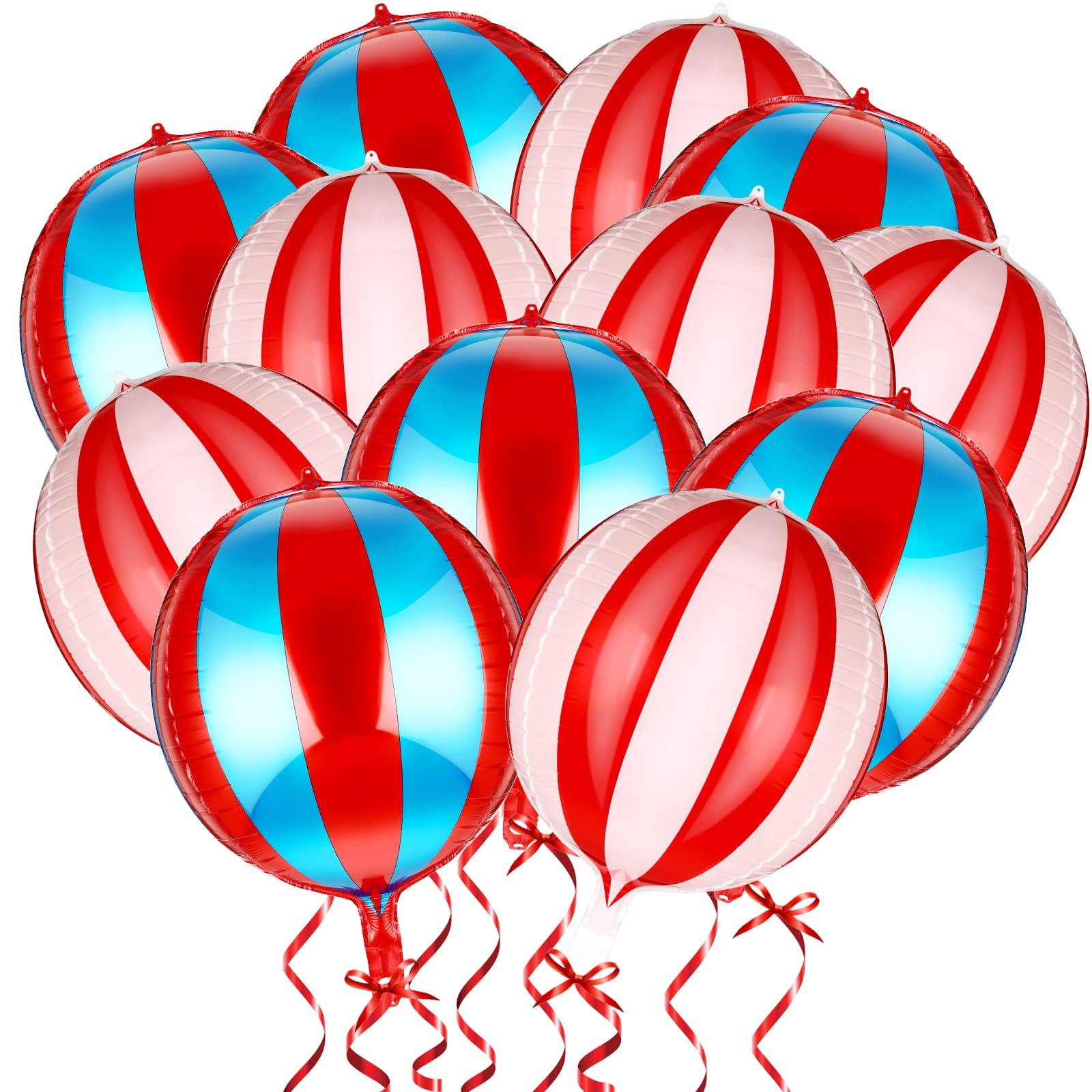 Zubebe - Globos De 22 Pulgadas Para Decoración De Fiestas Con Temática De Carnaval, 12 Unidades