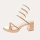 thumbnail image 2 of Sandalia Taco Champagne Vía Franca, 2 of 5