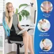 thumbnail image 5 of Cojin Para Silla Smart Con Memoria Lumbar Ortopedico Norplat Negro Liso, 5 of 9