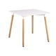 thumbnail image 1 of Mesa Para Oficina O Comedor Cudrada 80x80 Con Tope De Mdf - Blanco, 1 of 3
