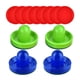 thumbnail image 2 of 4 Empujadores De Air Hockey Y 8 Discos De 2,5 Pulgadas Para Mesas De Juegos Familiares Fiesta Azul Y Verde, 2 of 3