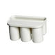 thumbnail image 1 of Soporte Magnético Para Vasos, Soporte Para Cepillos De Dientes De Pared Con Vaso Magnético Para Enjuague Bucal, Triple, 1 of 3