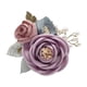 thumbnail image 3 of Ramillete De Flores Artificiales Rose Boutonniere Morado, 3 of 3