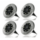 thumbnail image 1 of Pack X4 Luz Solar 8 Led Con Estaca Exterior Tierra Jardin, 1 of 3