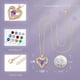 thumbnail image 3 of Collar colgante de amor de amor con piedra de nacimiento Zirconia, regalo de joyería de las mujeres para la Navidad, cumpleaños, aniversario, 3 of 5