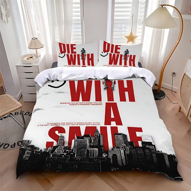 Art Die with A Smile Hot Printed Pattern Suitable Suitable for Home Bedrooms Guest Rooms
