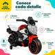 thumbnail image 3 of Moto Montable Eléctrica Infantil Little Monkey 6V Con Reversa Luces y Sonido Rojo, 3 of 8