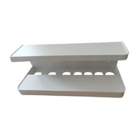 Magideal - Soporte Para Secador De Cabello, Organizador De Herramientas De Peinado En Montaje Vertical Blanco