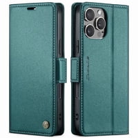 Caseme Tipo Cartera Iphone 16 Pro Con Cierre Magnético, Rfid, Tarjetero, Soporte, Carga Inalámbrica