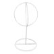 thumbnail image 5 of Sombrero De Bola Soporte Sombrero Pantalla Pantalla Pantalla De Pantalla Soporte Metal Blanco, 5 of 5