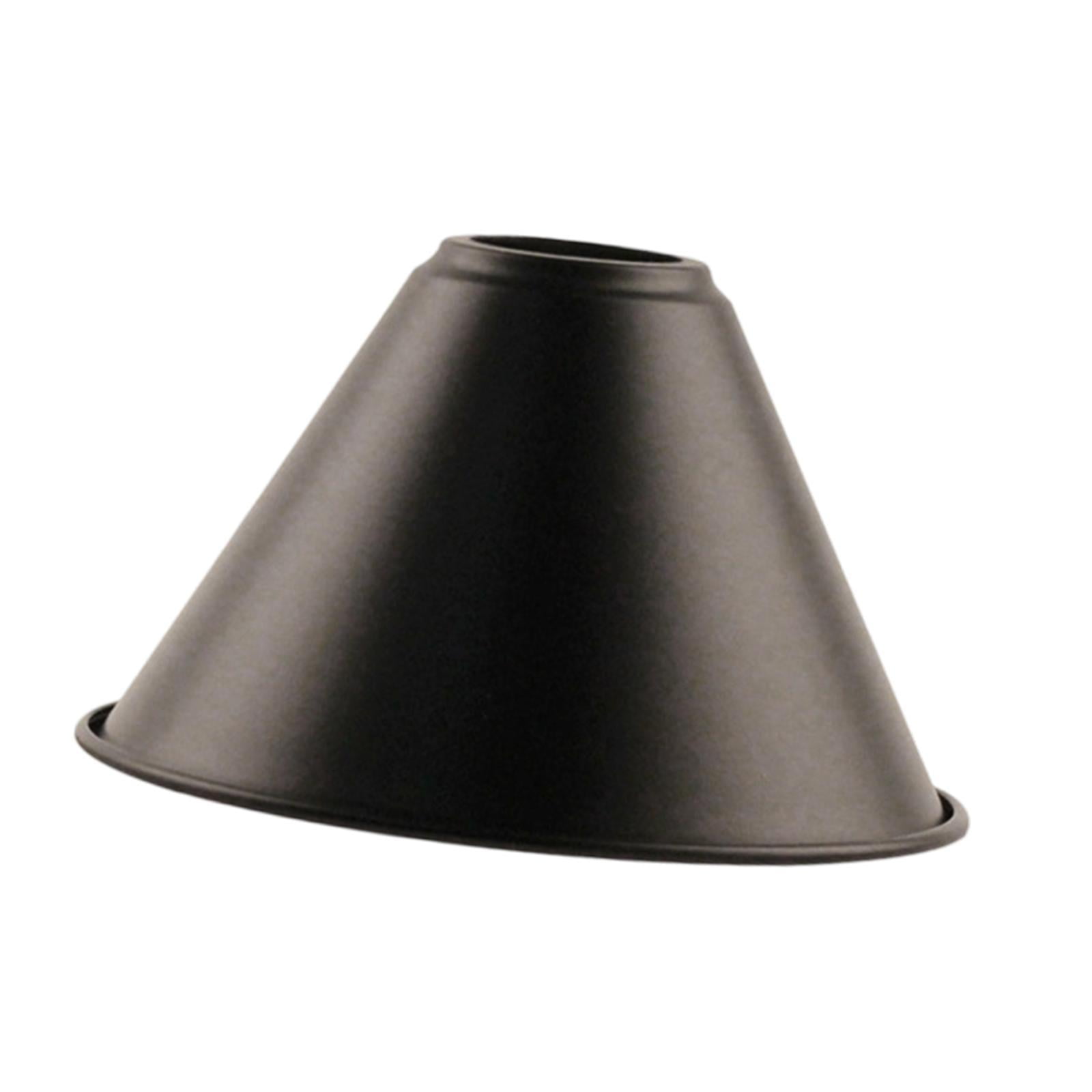 Ioensy - Cubierta De Lámpara De Cono Accesorio De Oficina Lámpara De Mesa De Dormitorio Lámpara De Restaurante Pantalla De Lámpara De Hierro D 18 Cm H 10,8 Cm