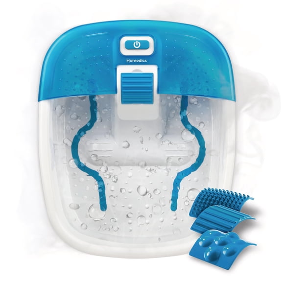 Foot Spa HoMedics Bubble Bliss Deluxe con calefacción y 3 accesorios