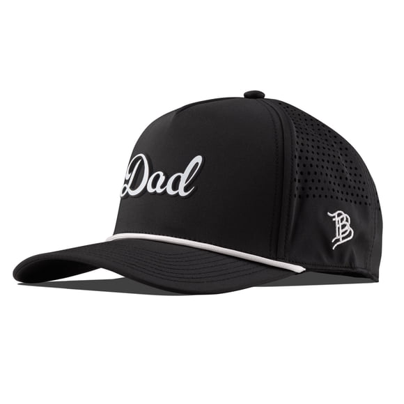 Gorra Branded Bills Dad Script Negra 5 Paneles con Cuerda