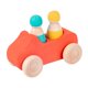 thumbnail image 1 of Coche De Juguete De Madera Montessori Para Niños Y Niñas De 1 A 3 Años, Regalos Del Día De San Valentín Para Niños, Coche Rojo, 1 of 5