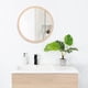thumbnail image 3 of Espejo Circular 60x60x1,9 Cm Con Marco De Madera, 3 of 6