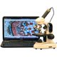 thumbnail image 1 of Microscopio AmScope 1000X LED sin cables + USB 3MP, 1 of 4