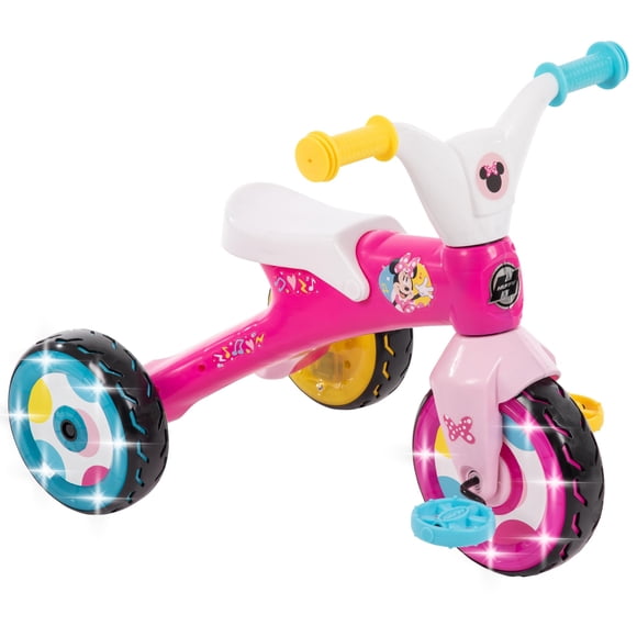 Triciclo Huffy Disney Minnie Mouse Electro-Light para niñas mayores de 3 años