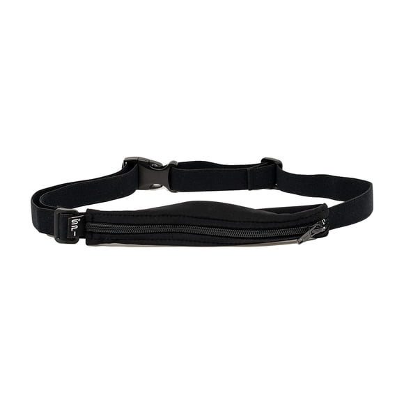 Cinturón para correr SpiBelt para mujer y hombre con soporte para teléfono, color negro