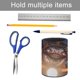 thumbnail image 5 of Choo-Choo Charles-theme Cylinder Pen Holder Pencil Organizer with Flannel Lining PVC Leather Material Cardboard Base for study work 10*8CM, 5 of 6