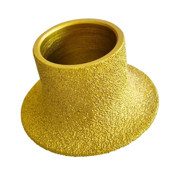 Disco abrasivo para muela de hormigón, lado francés, herramienta de biselado con cabezal de molienda de 3 pulgadas y 75mm para accesorios de amoladora 35mm