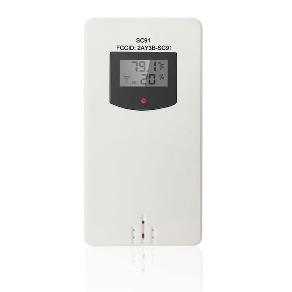 Termómetro inalámbrico con sensor remoto para interiores y exteriores SMARTRO