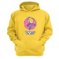 Genérico - Polerón Canguro Angélica Dibujos Animados Amarillo Talla Xs Unisex