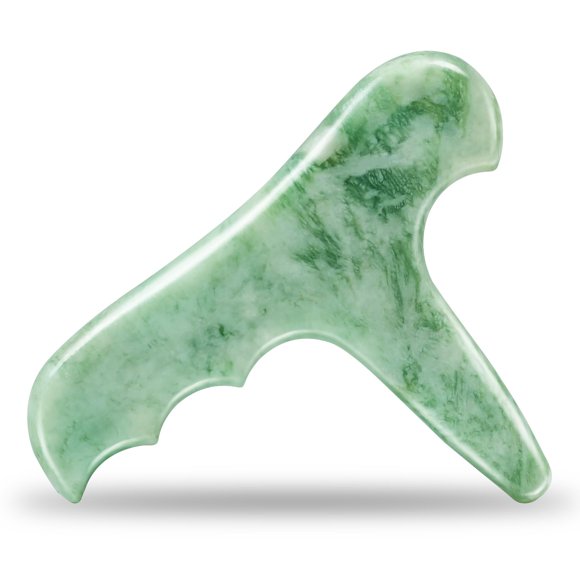 Masajeador LEOSENSE de Jade para Puntos Gatillo 11 × 8 cm