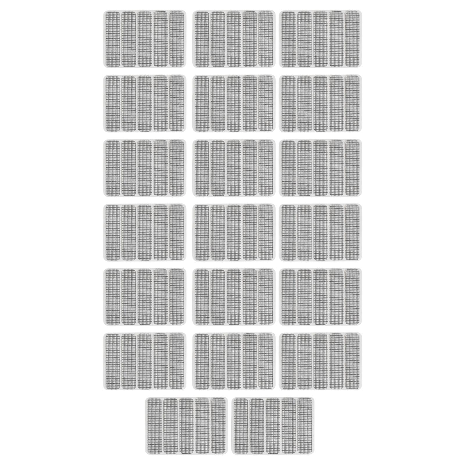 Magideal - 20x Kits De Reparación De Red Cubierta De Malla De Fibra De Vidrio, Parche De Cortina, Parche De Reparación De Pantalla De Ventana Portátil Multipropó