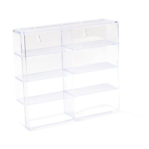 Bothyi - Vitrina Modelo De Coche Escala 1:64 Para Pequeñas Figuras Populares, Joyería Coleccionable, Transparente