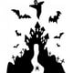 thumbnail image 1 of Decomural Haunted House Ghosts Halloween WS-17800, 1 of 2