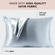thumbnail image 2 of Funda De Almohada Satin Haze Blue Queen Tamaño 50 X 66 Cm Paquete De 2, 2 of 9