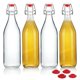 thumbnail image 1 of Botellas de Vidrio Transparentes YEBODA 1000 mL con Tapón para Elaboración Casera, 1 of 8