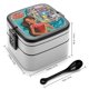 thumbnail image 2 of Elena de Ávalor Fiambrera de Doble Capa, Contenedor de Almuerzo Portátil Apilable, Almacenamiento de Alimentos Hermético a Prueba de Fugas, 1000ml, 2 of 6