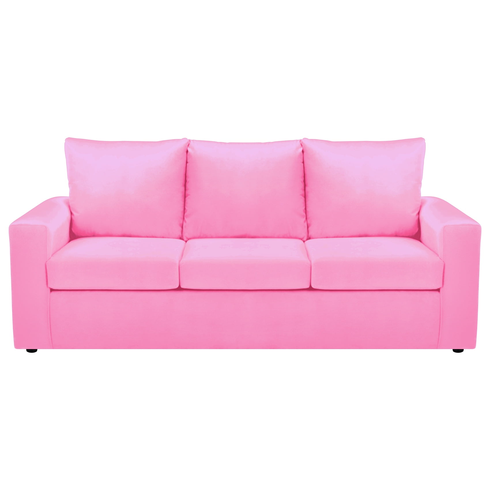 Bodevir - Sofa Kendy 3cg Felpa 30 Rosado