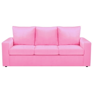 Bodevir - Sofa Kendy 3Cg Felpa 30 Rosado